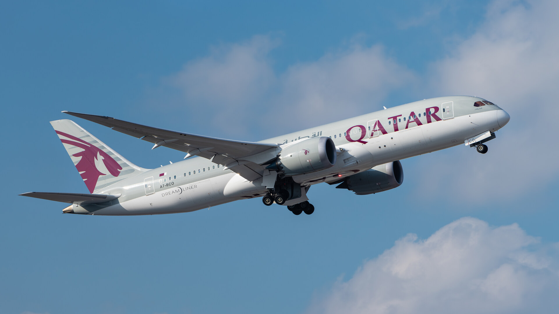 Avión Boeing 787-8 de Qatar Airways