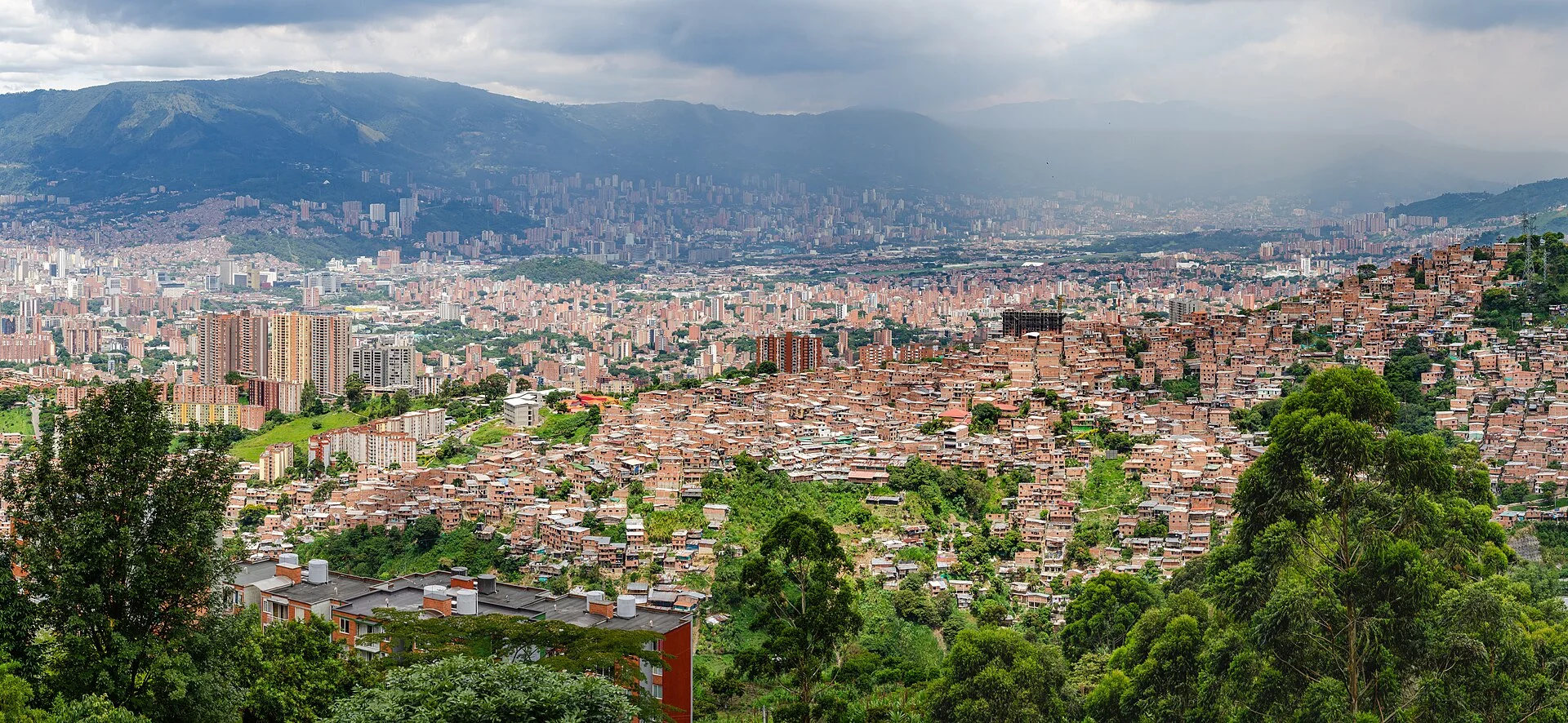 Vista panorámica de Medellín, Colombia