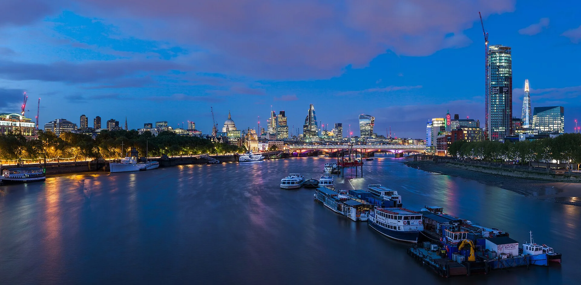 Skyline de Londres, sede de la World Travel Market