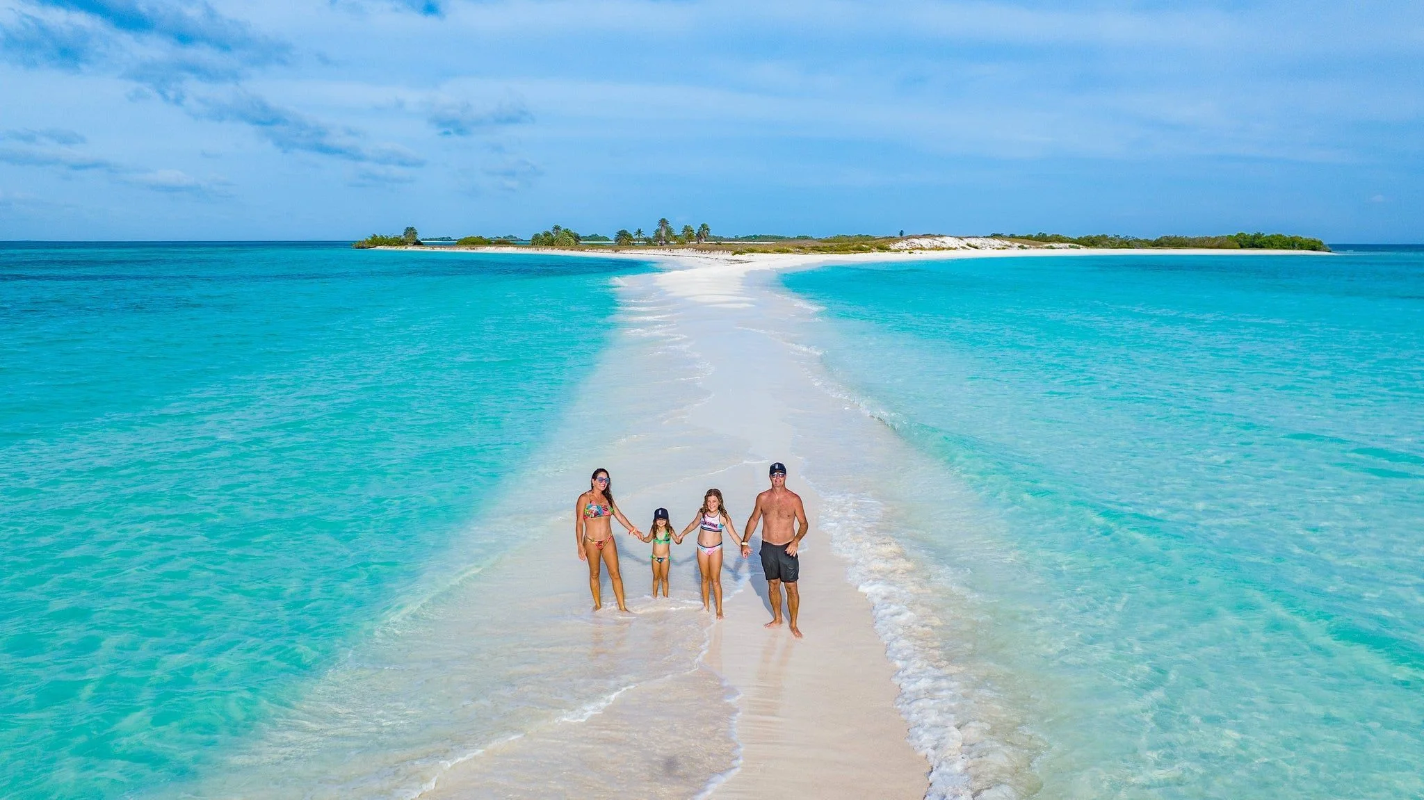 Família em Los Roques