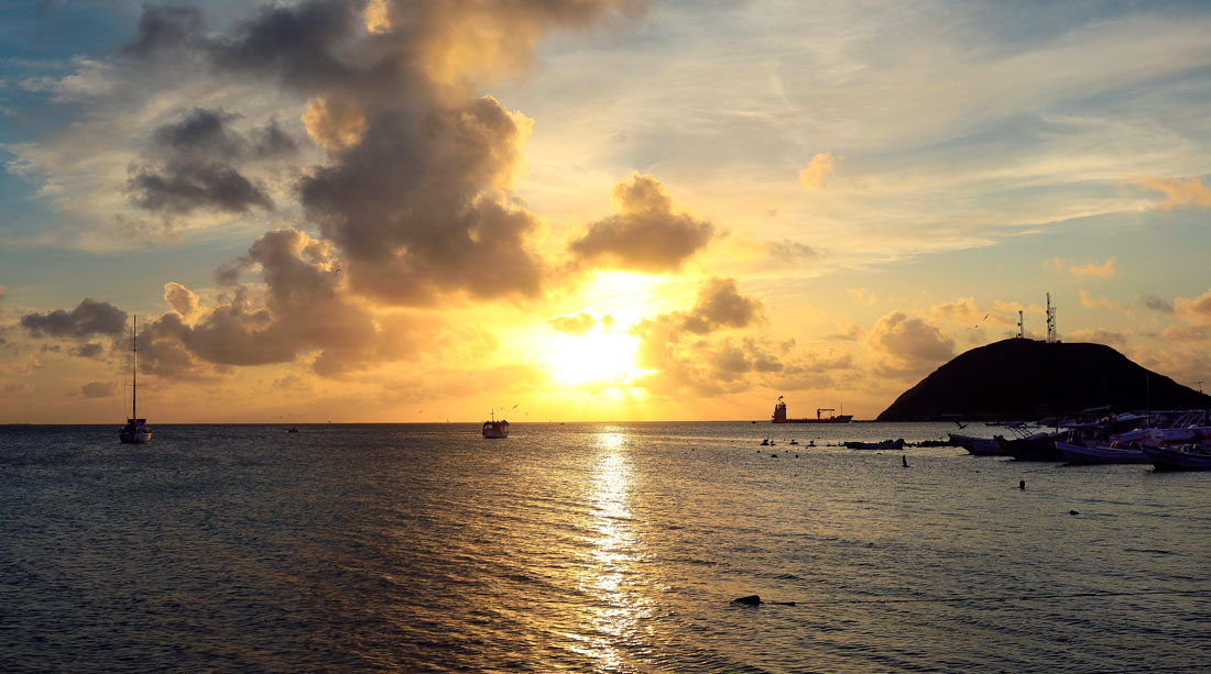 Atardecer en Los Roques